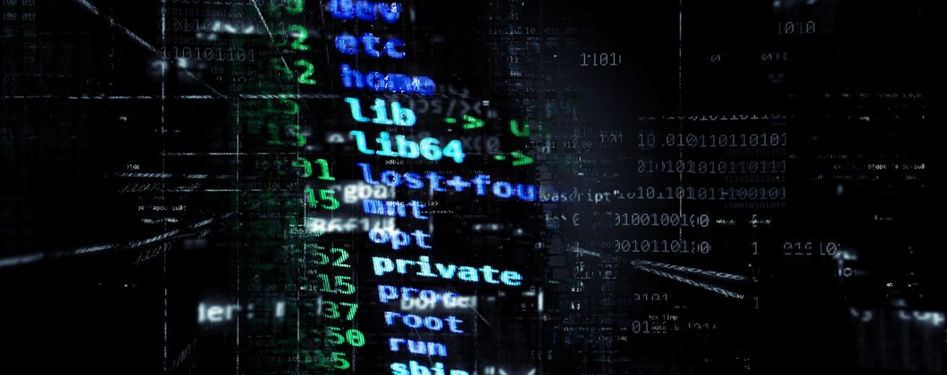 Computer coding on a screen